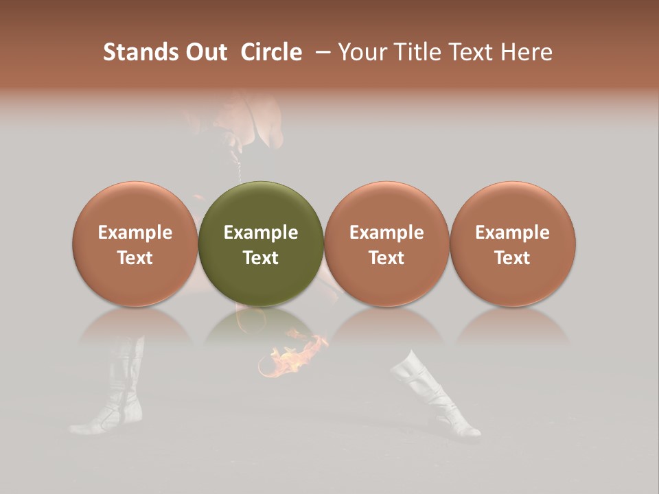 Together Table Character PowerPoint Template