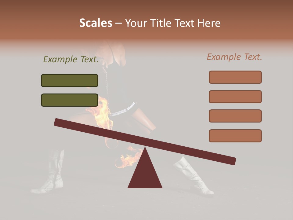 Together Table Character PowerPoint Template