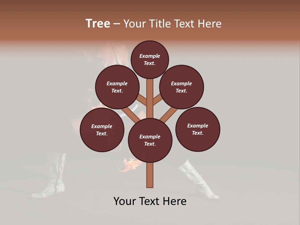 Together Table Character PowerPoint Template