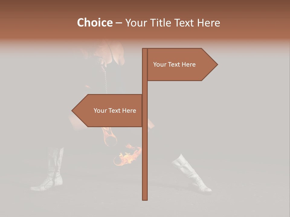 Together Table Character PowerPoint Template