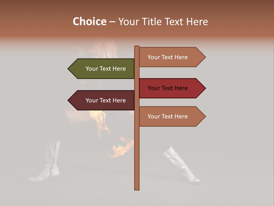 Together Table Character PowerPoint Template
