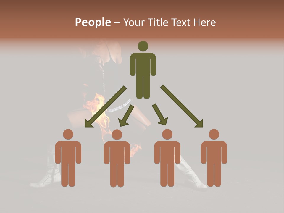 Together Table Character PowerPoint Template