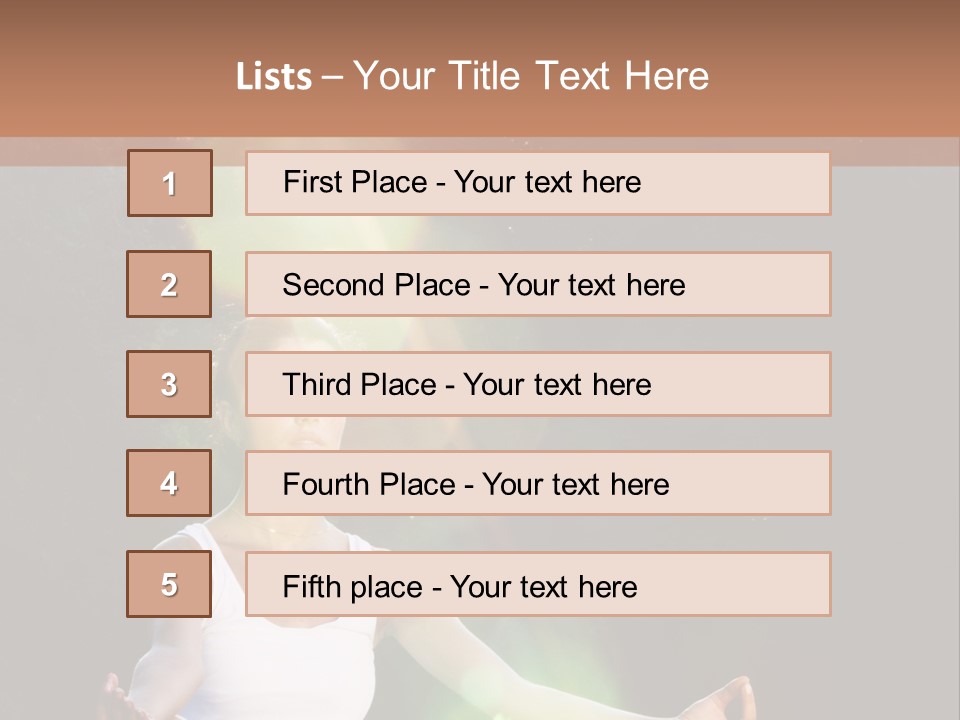 Beautiful Balance Standing PowerPoint Template