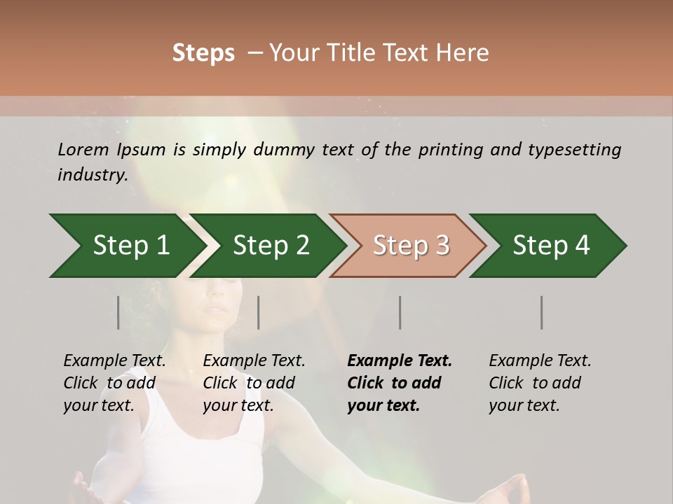 Beautiful Balance Standing PowerPoint Template