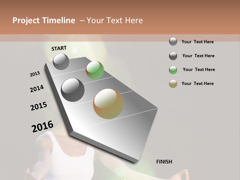 Beautiful Balance Standing PowerPoint Template