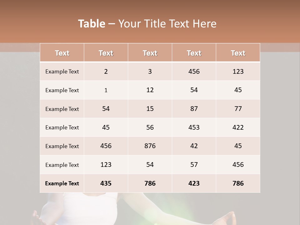 Beautiful Balance Standing PowerPoint Template