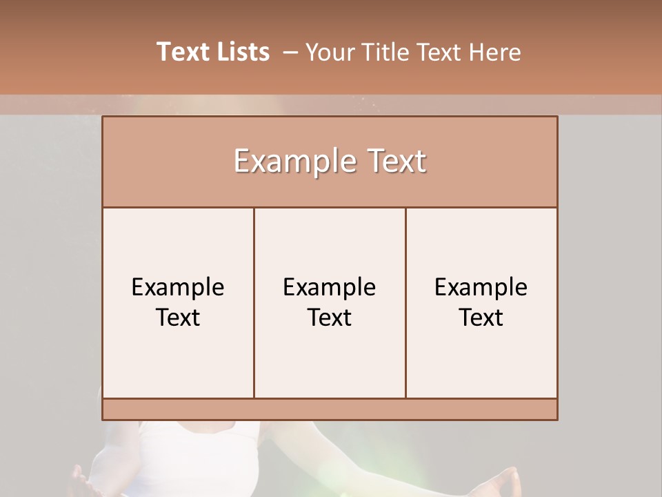 Beautiful Balance Standing PowerPoint Template