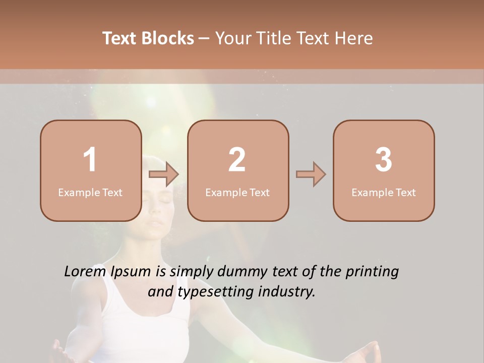 Beautiful Balance Standing PowerPoint Template
