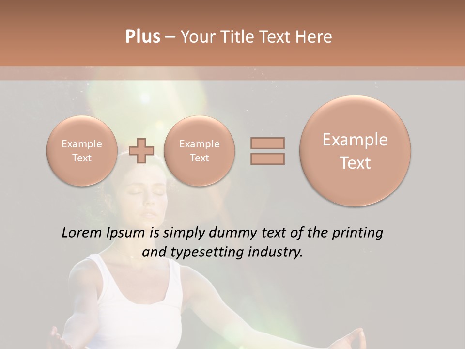 Beautiful Balance Standing PowerPoint Template