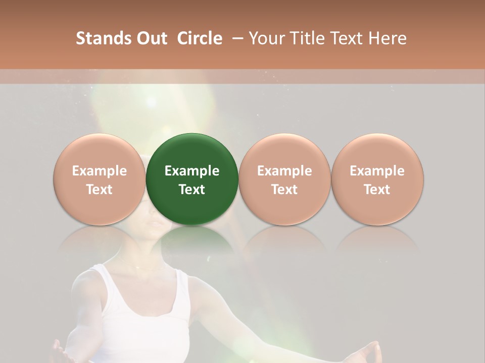 Beautiful Balance Standing PowerPoint Template