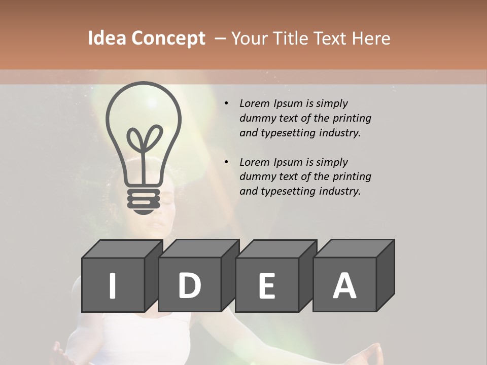 Beautiful Balance Standing PowerPoint Template