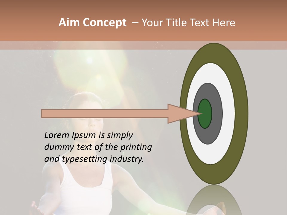 Beautiful Balance Standing PowerPoint Template