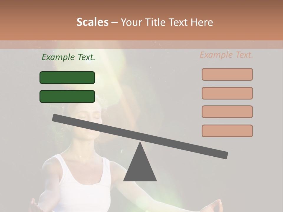 Beautiful Balance Standing PowerPoint Template