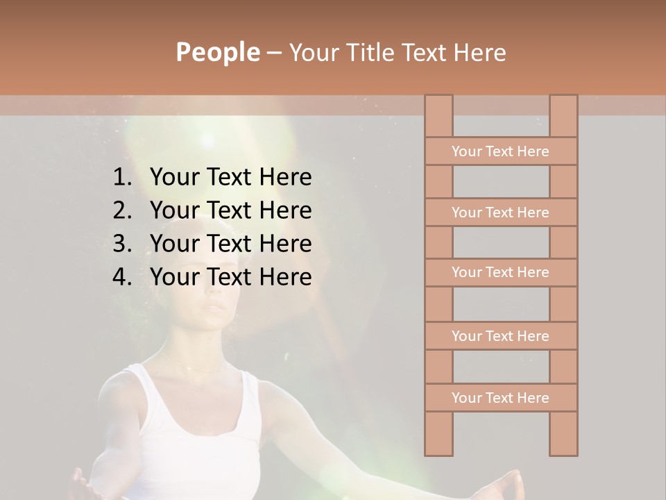 Beautiful Balance Standing PowerPoint Template