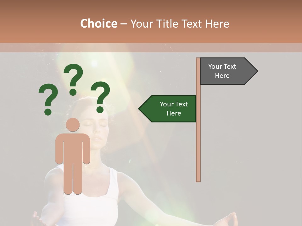 Beautiful Balance Standing PowerPoint Template