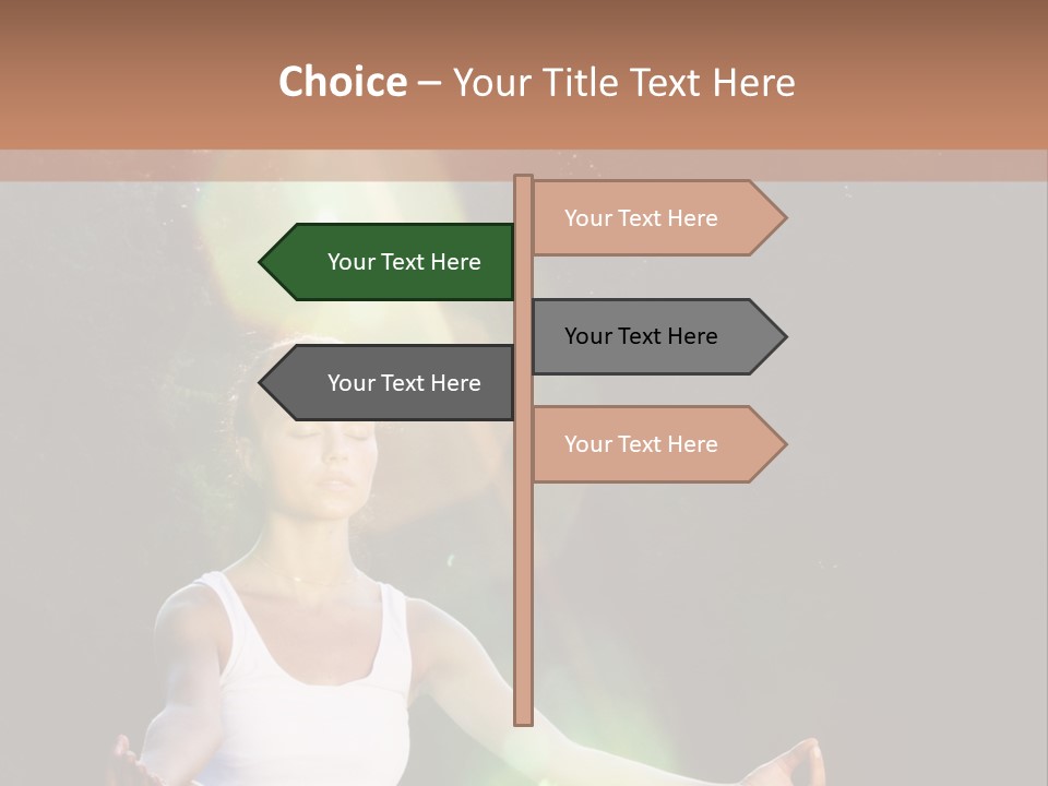Beautiful Balance Standing PowerPoint Template