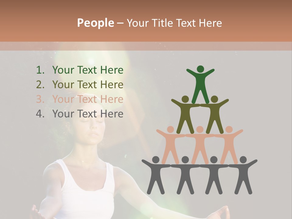 Beautiful Balance Standing PowerPoint Template