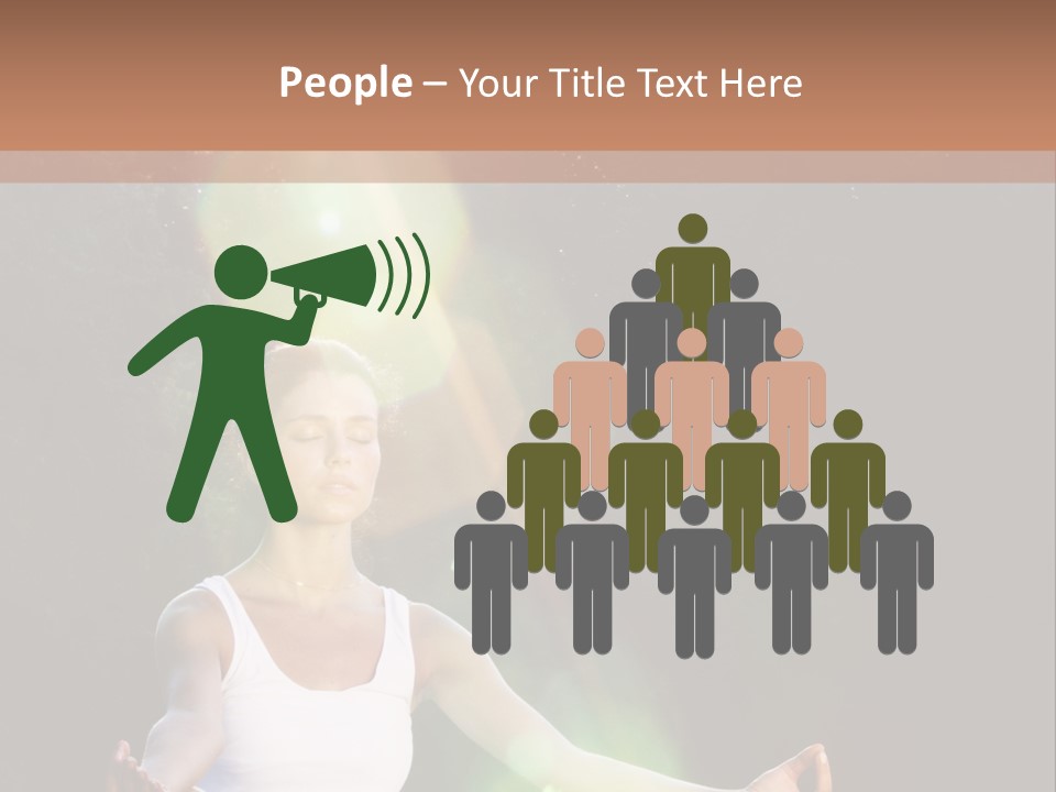 Beautiful Balance Standing PowerPoint Template