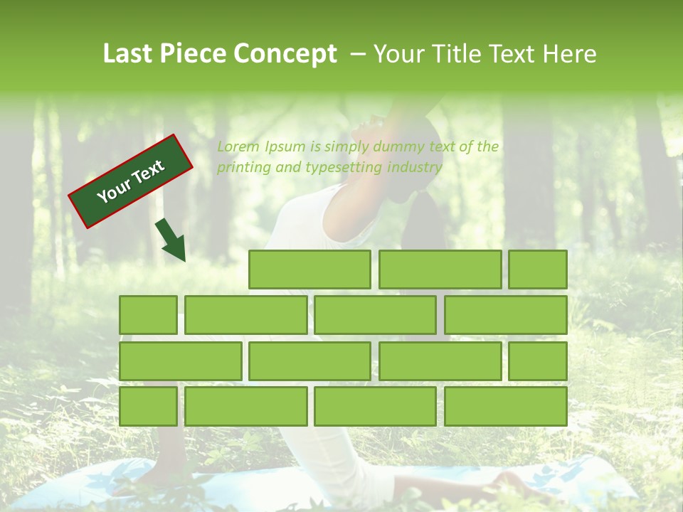 Mental Meditation Slim PowerPoint Template