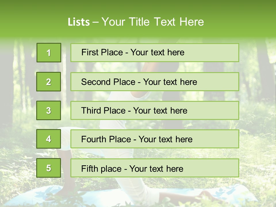 Mental Meditation Slim PowerPoint Template