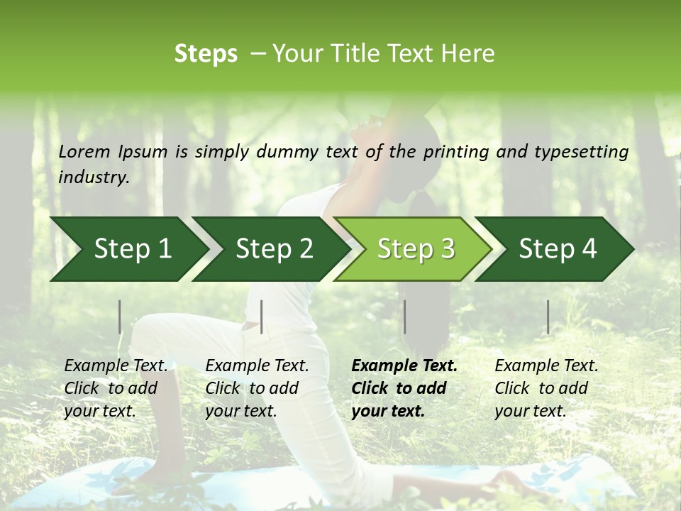 Mental Meditation Slim PowerPoint Template