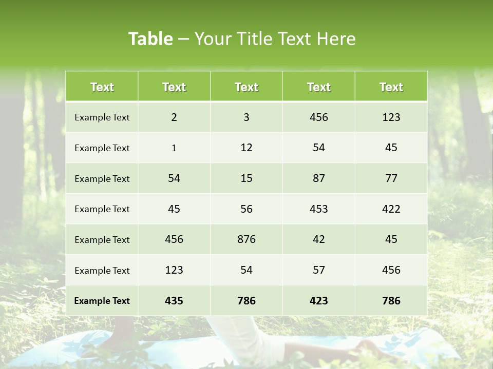 Mental Meditation Slim PowerPoint Template