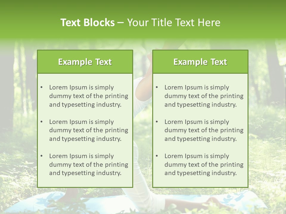 Mental Meditation Slim PowerPoint Template