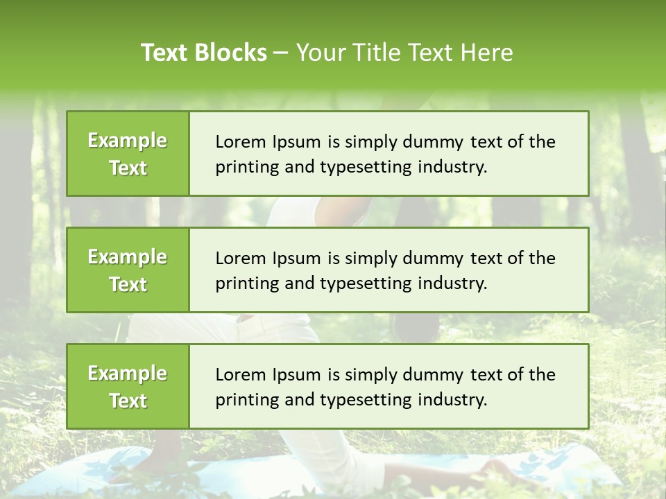 Mental Meditation Slim PowerPoint Template