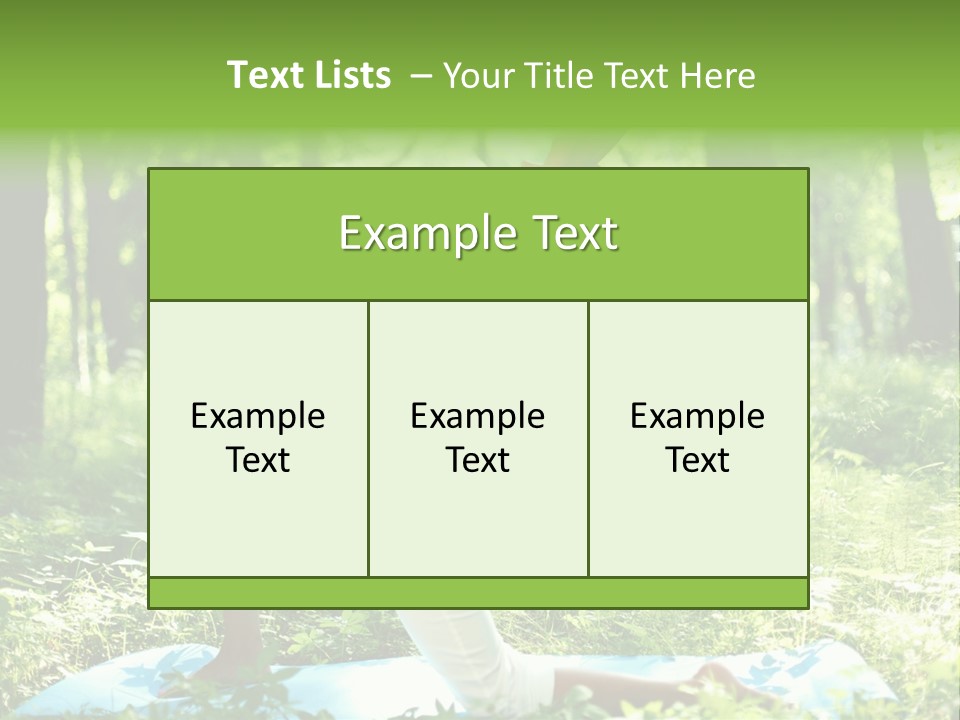 Mental Meditation Slim PowerPoint Template