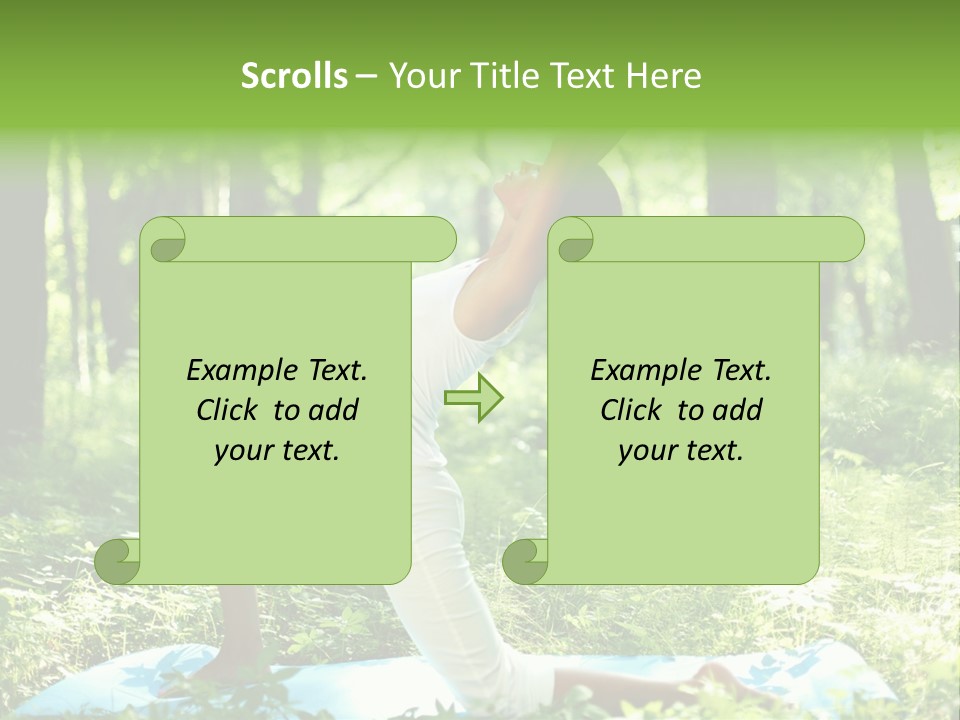 Mental Meditation Slim PowerPoint Template