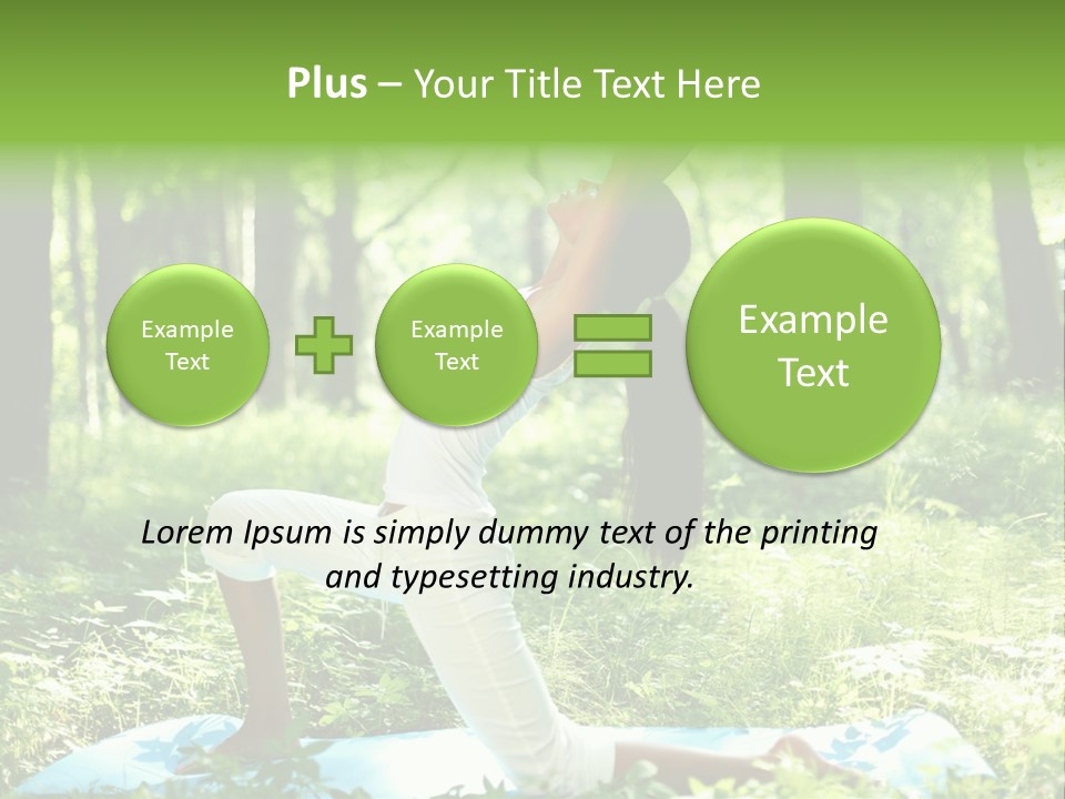 Mental Meditation Slim PowerPoint Template