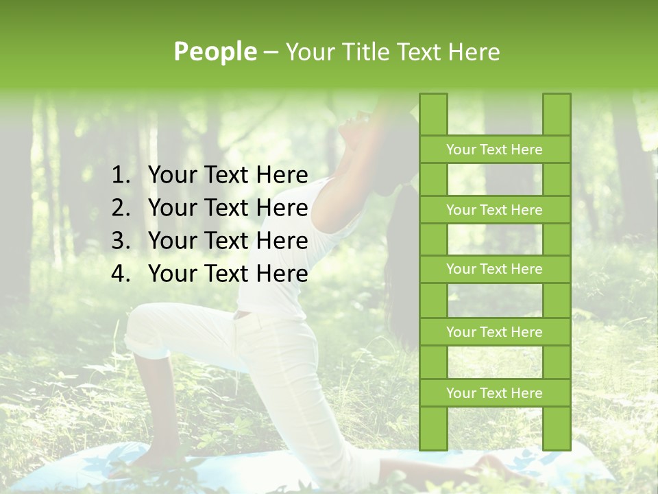 Mental Meditation Slim PowerPoint Template