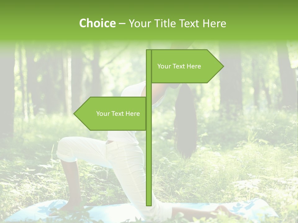 Mental Meditation Slim PowerPoint Template