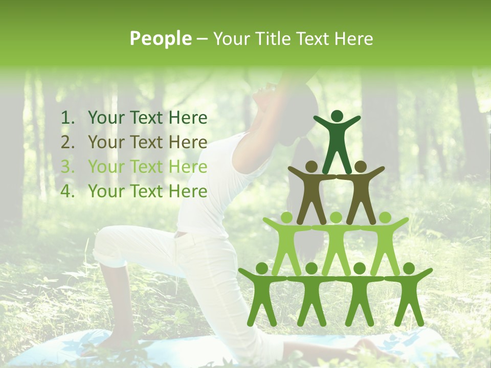 Mental Meditation Slim PowerPoint Template