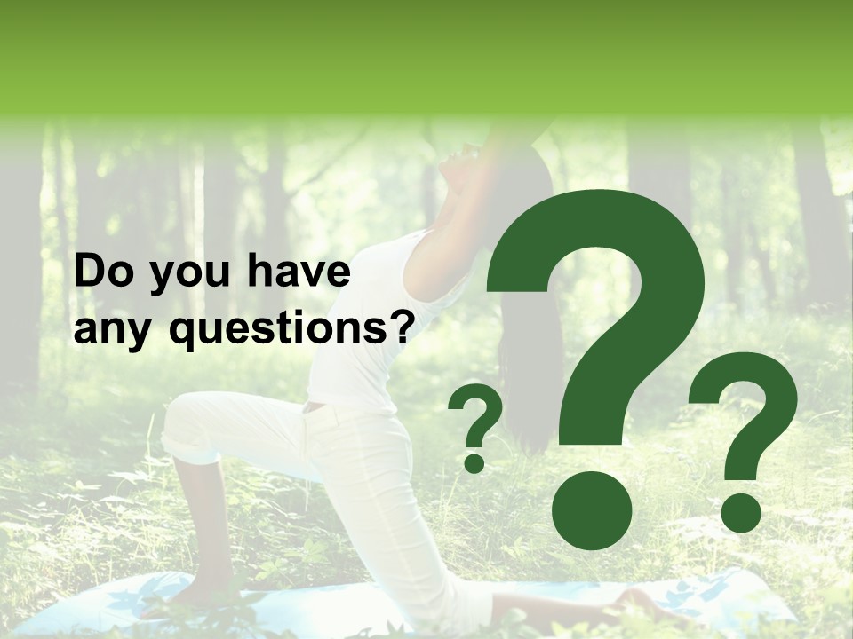 Mental Meditation Slim PowerPoint Template