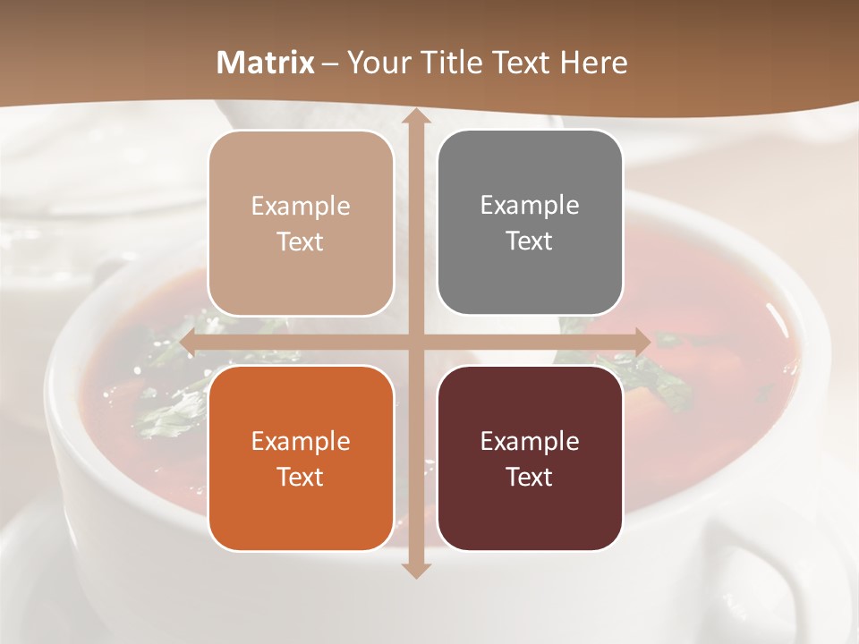 Russian Buns Meal PowerPoint Template