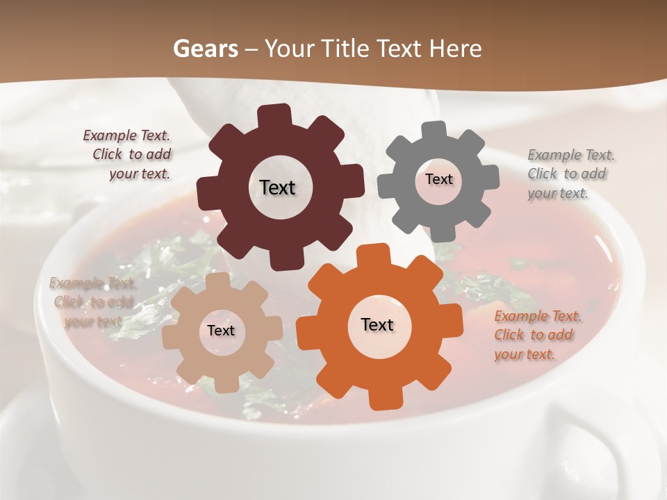 Russian Buns Meal PowerPoint Template