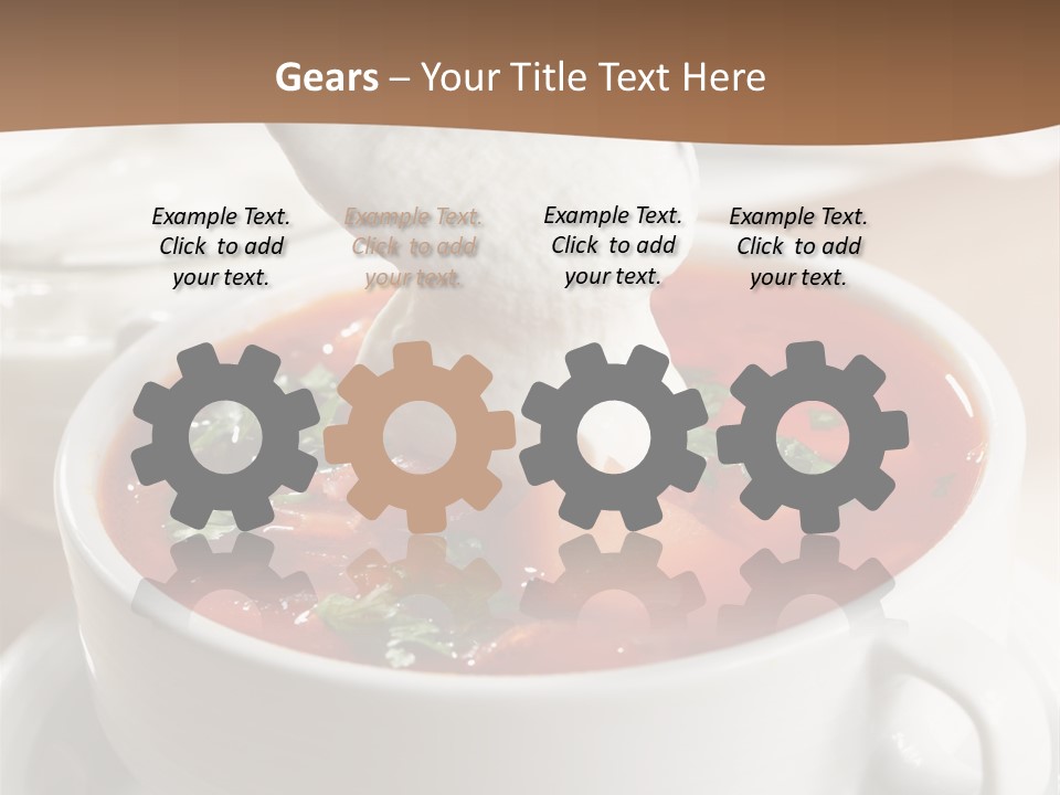 Russian Buns Meal PowerPoint Template