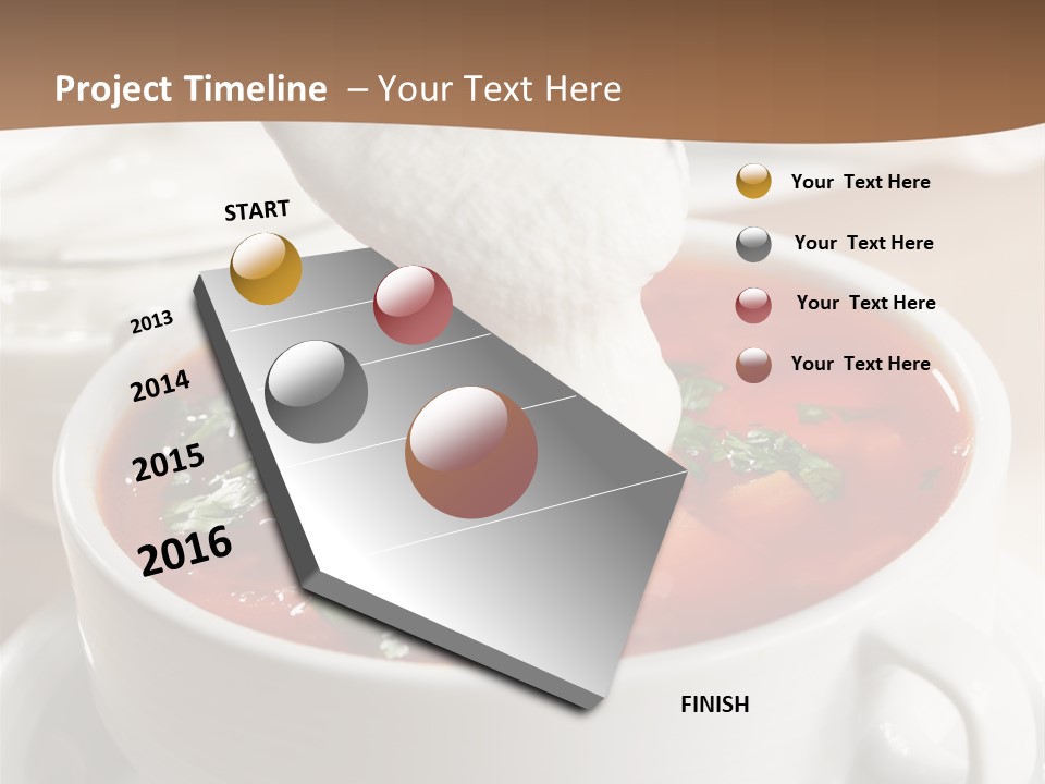 Russian Buns Meal PowerPoint Template