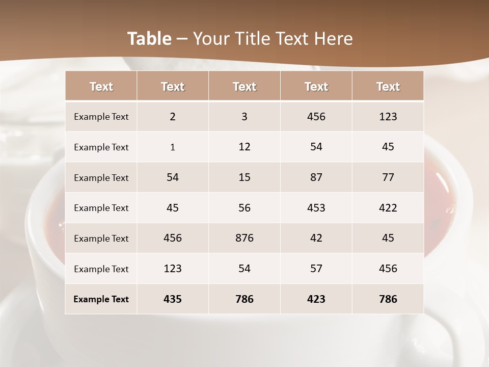 Russian Buns Meal PowerPoint Template