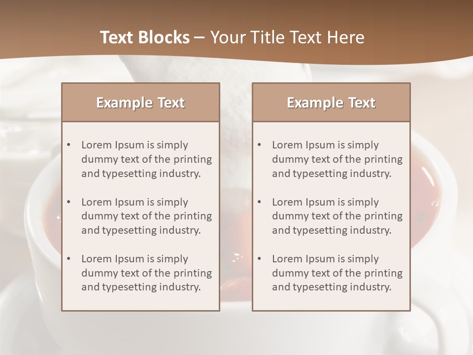 Russian Buns Meal PowerPoint Template
