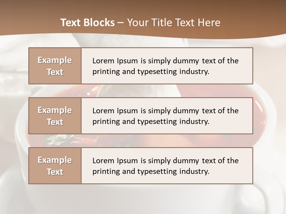 Russian Buns Meal PowerPoint Template