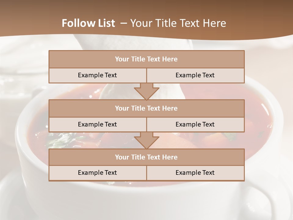 Russian Buns Meal PowerPoint Template