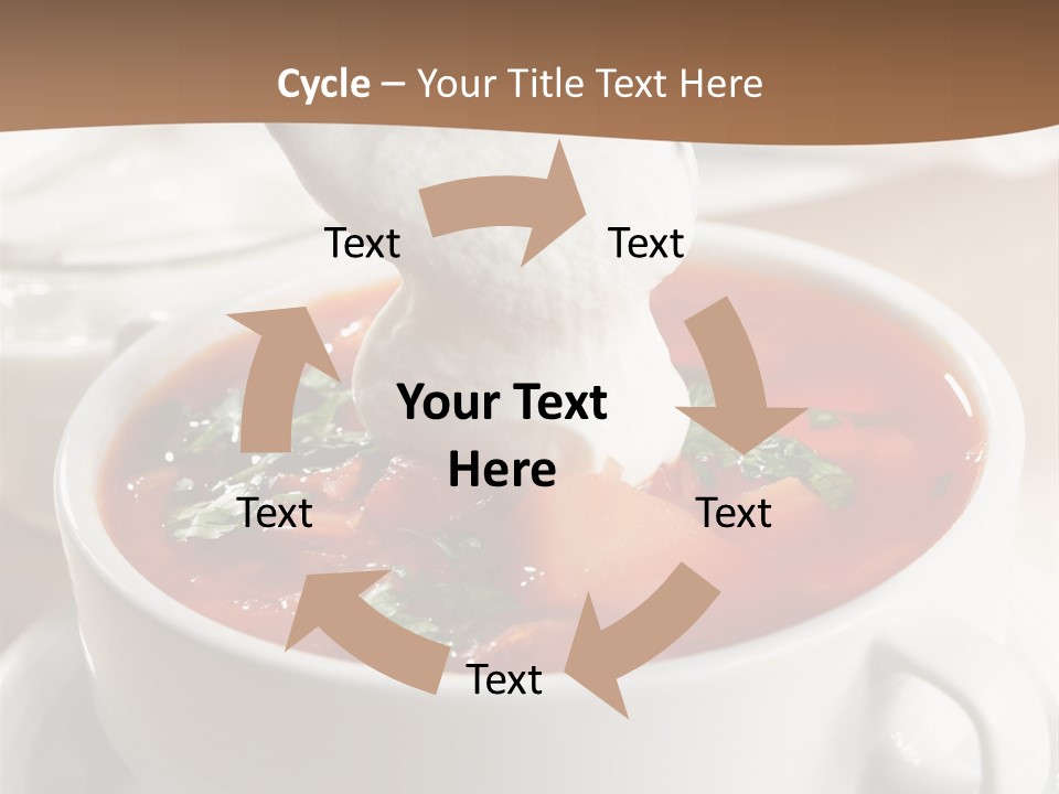 Russian Buns Meal PowerPoint Template