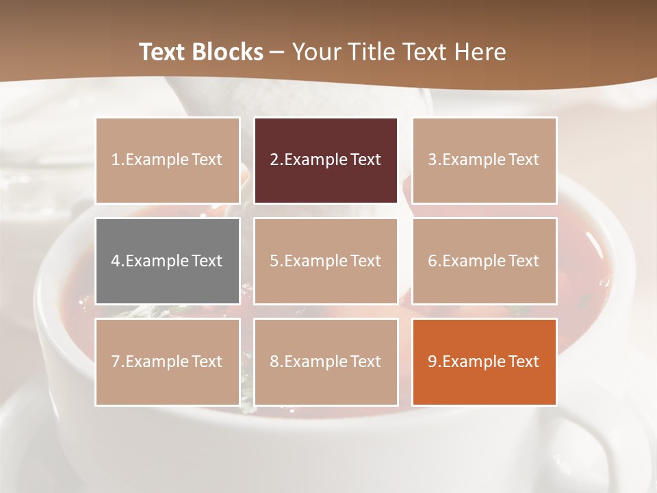 Russian Buns Meal PowerPoint Template