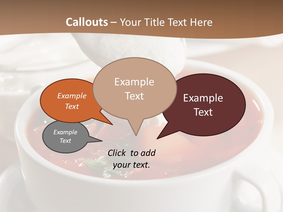 Russian Buns Meal PowerPoint Template