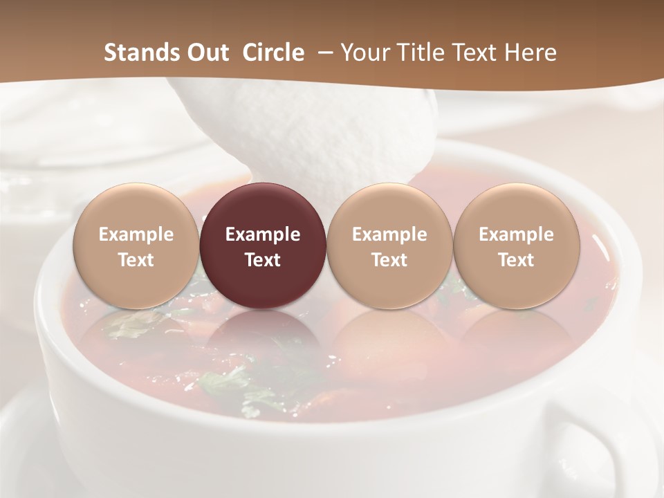 Russian Buns Meal PowerPoint Template