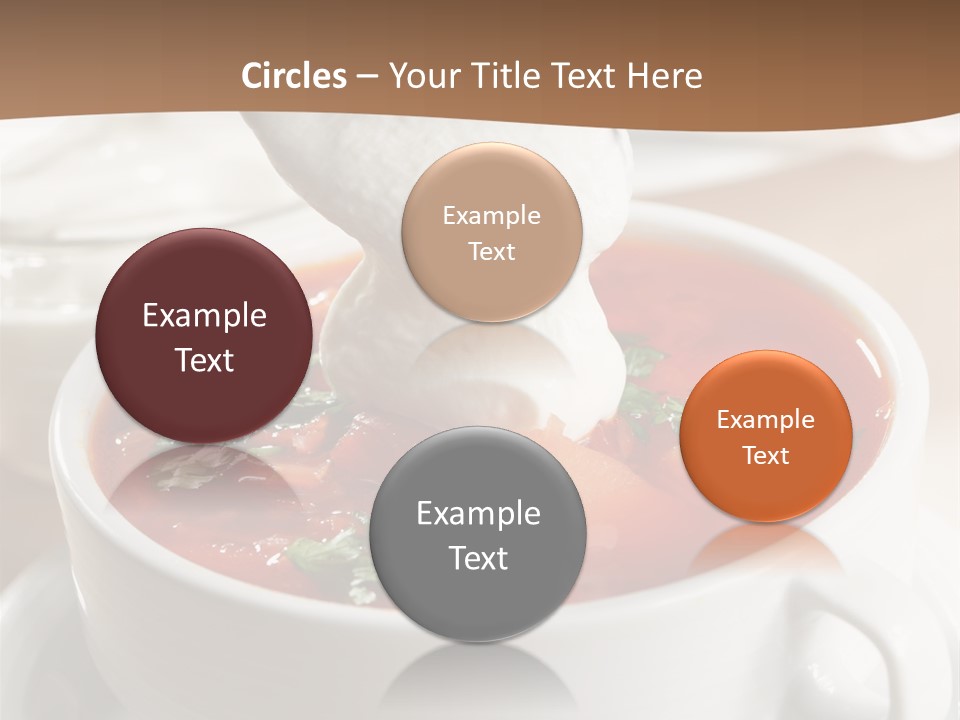 Russian Buns Meal PowerPoint Template