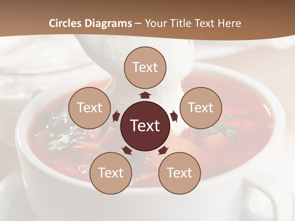 Russian Buns Meal PowerPoint Template