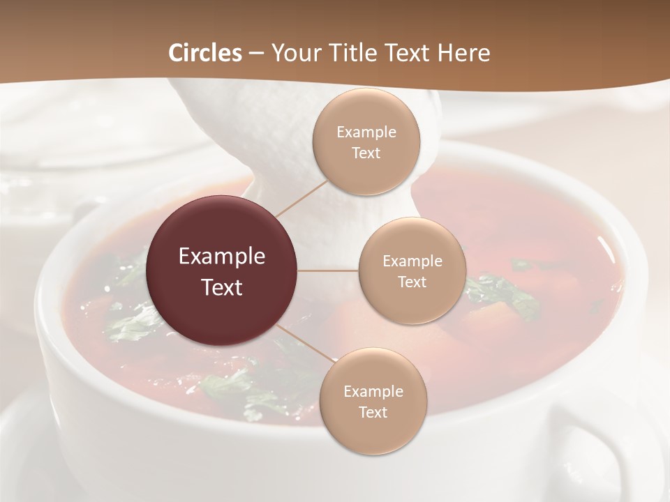 Russian Buns Meal PowerPoint Template